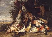 Jan  Fyt Dead Birds in a Landscape France oil painting artist